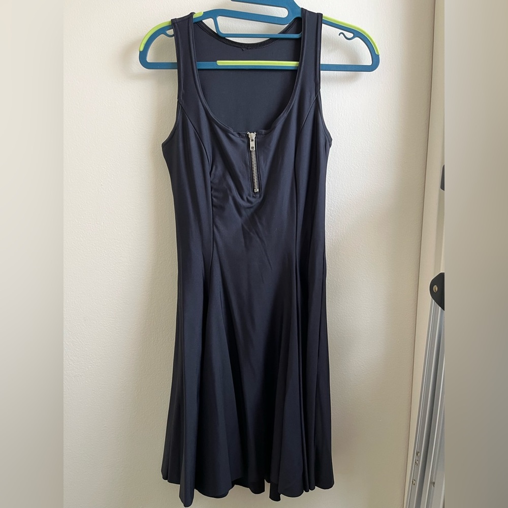 Black Milk Clothing Matte Evil Zip Dress - Size M